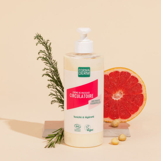 Crème de massage Circulatoire certifiée BIO 500ml