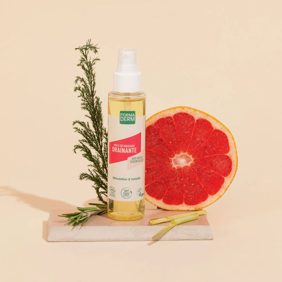 Huile de massage Drainante certifiée BIO 100ml Formaderm