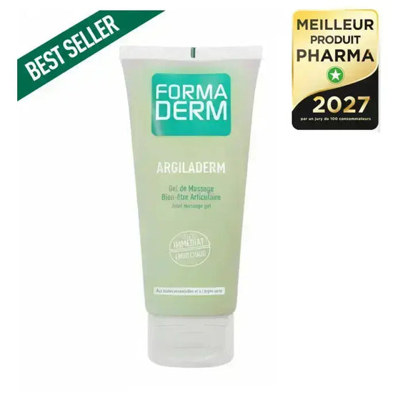 Gel Argile verte Argiladerm - Soulage les gênes articulaires et tendineuses