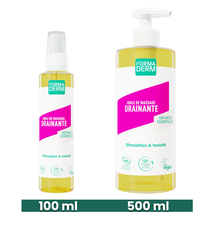 huile drainante formaderm 100 ml, 500 ml