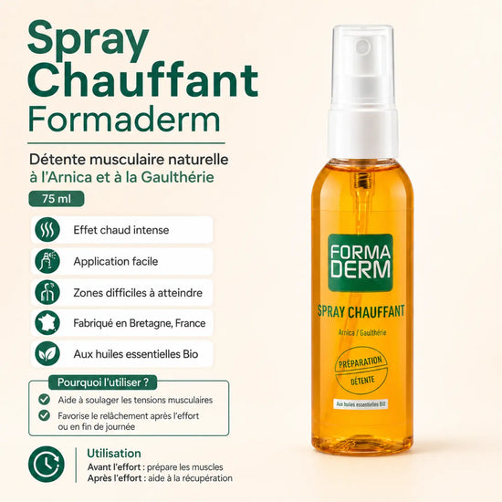 Spray Chauffant Arnica & Gaulthérie - Bien-être musculaire