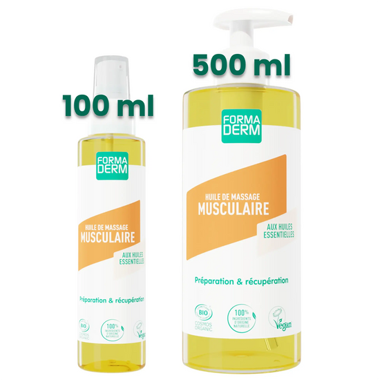 Huile de massage Musculaire Arnica et Gaulthérie certifiée BIO 100ml
