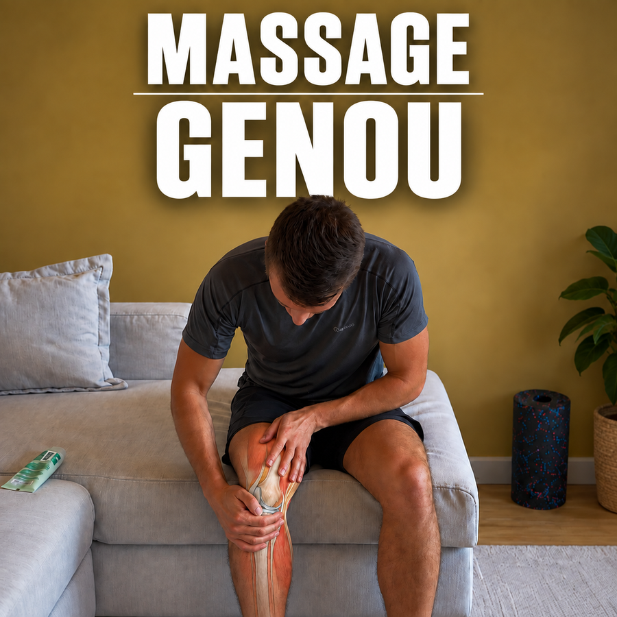 Massage du genou en - de 10 mn